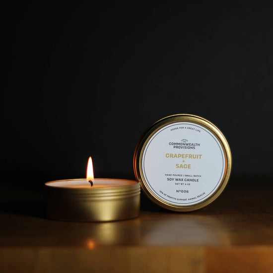 Travel Candle - Grapefruit + Sage